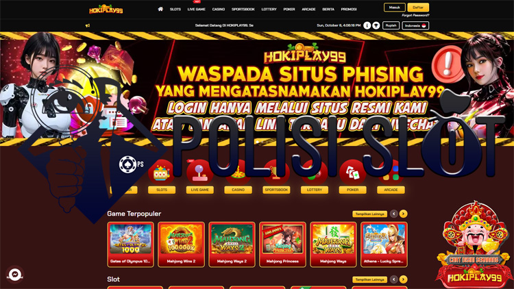 HOKIPLAY99 : Situs Judi Slot Online Terpercaya Paling Hoki Mpo hokiplay99