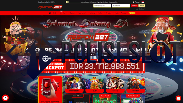 RESPONBET: Daftar Situs Slot Online Anti Blokir Paling Aman Setiap Hari 1 responbet