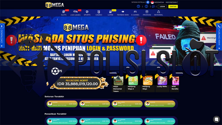 88MEGA: Daftar Situs Judi Online Terlengkap Akses 24 Jam Non Stop 1 88mega