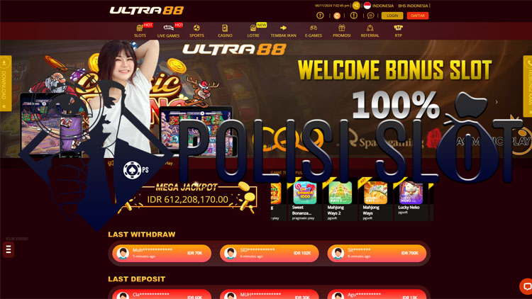 ULTRA88: Situs Judi Slot Akses Mudah Lengkap Dengan Promo Bonus 1 ultra88
