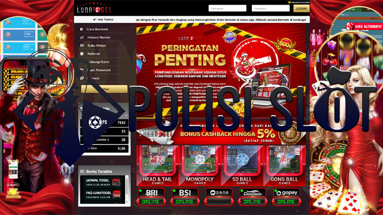 Polisislot: Pusat Informasi Kumpulan Situs Slot Online Terpercaya Rekomendasi Polisi Slot 5 lunatogel