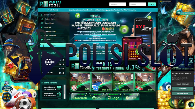 Polisislot: Pusat Informasi Kumpulan Situs Slot Online Terpercaya Rekomendasi Polisi Slot 4 partaitogel
